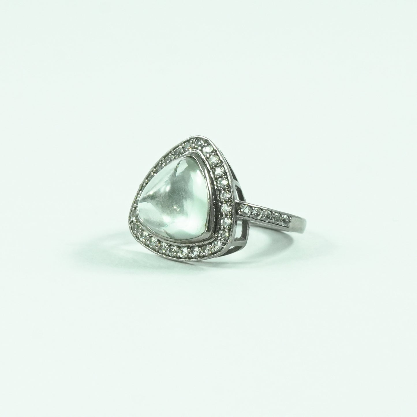 Prasiolite Ring