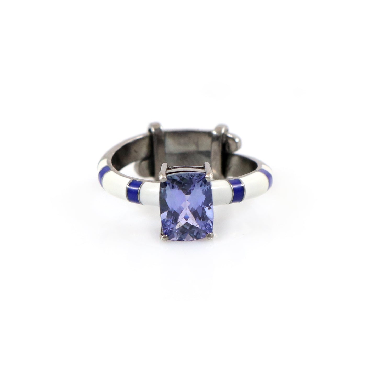 Tanzanite Stripe Ring
