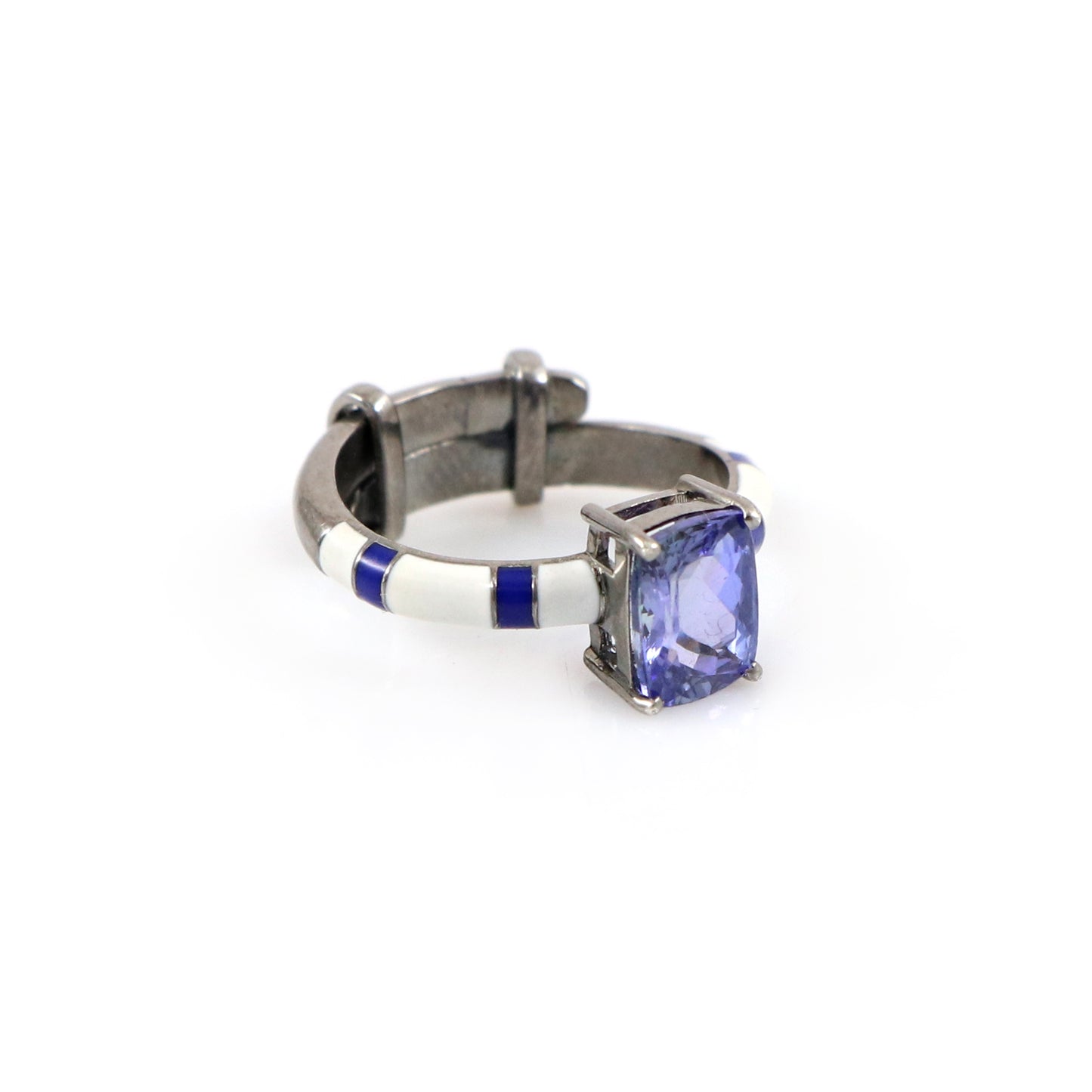 Tanzanite Stripe Ring