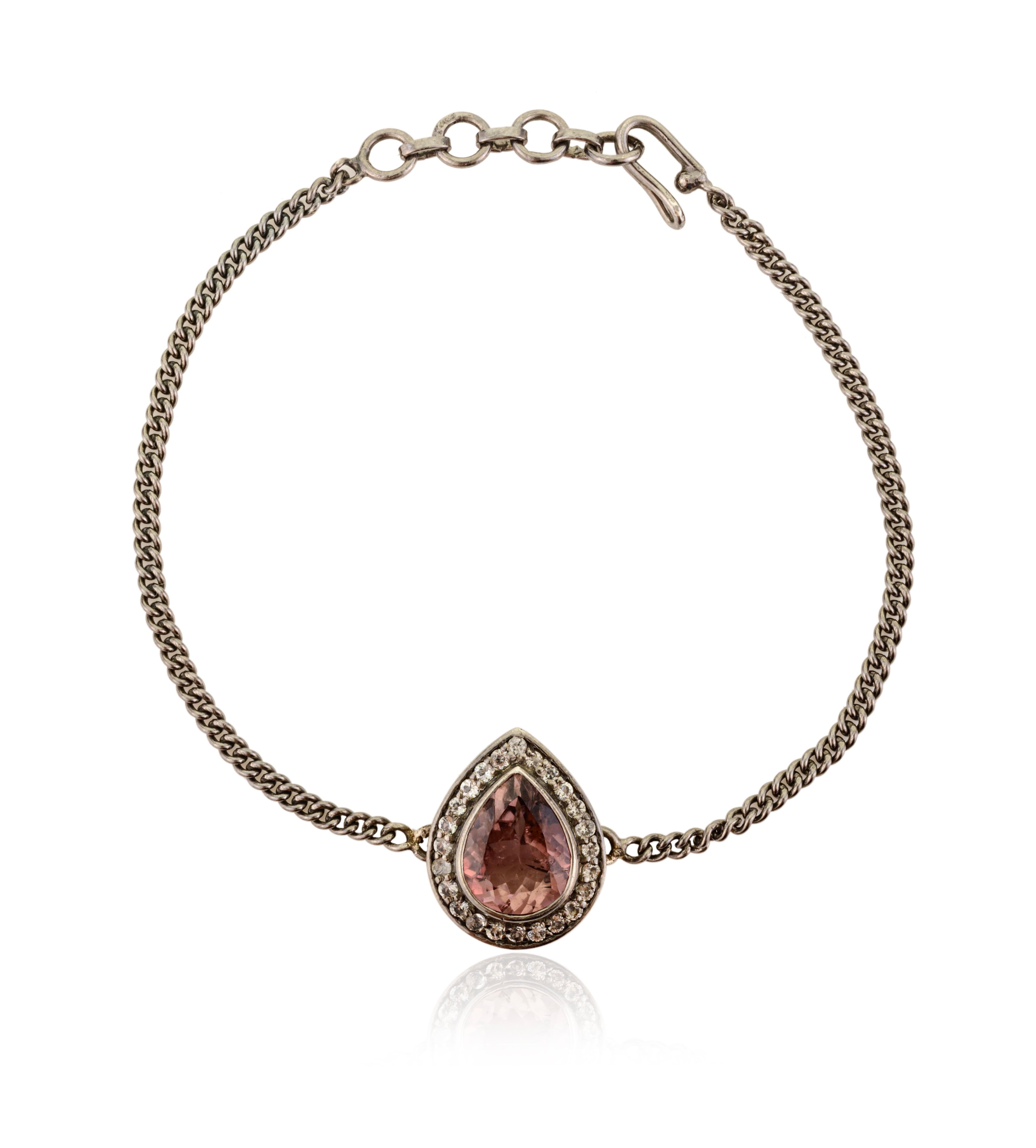 Tourmaline Pear Bracelet