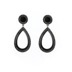 Black Spinel Danglers