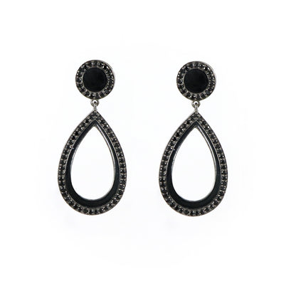 Black Spinel Danglers