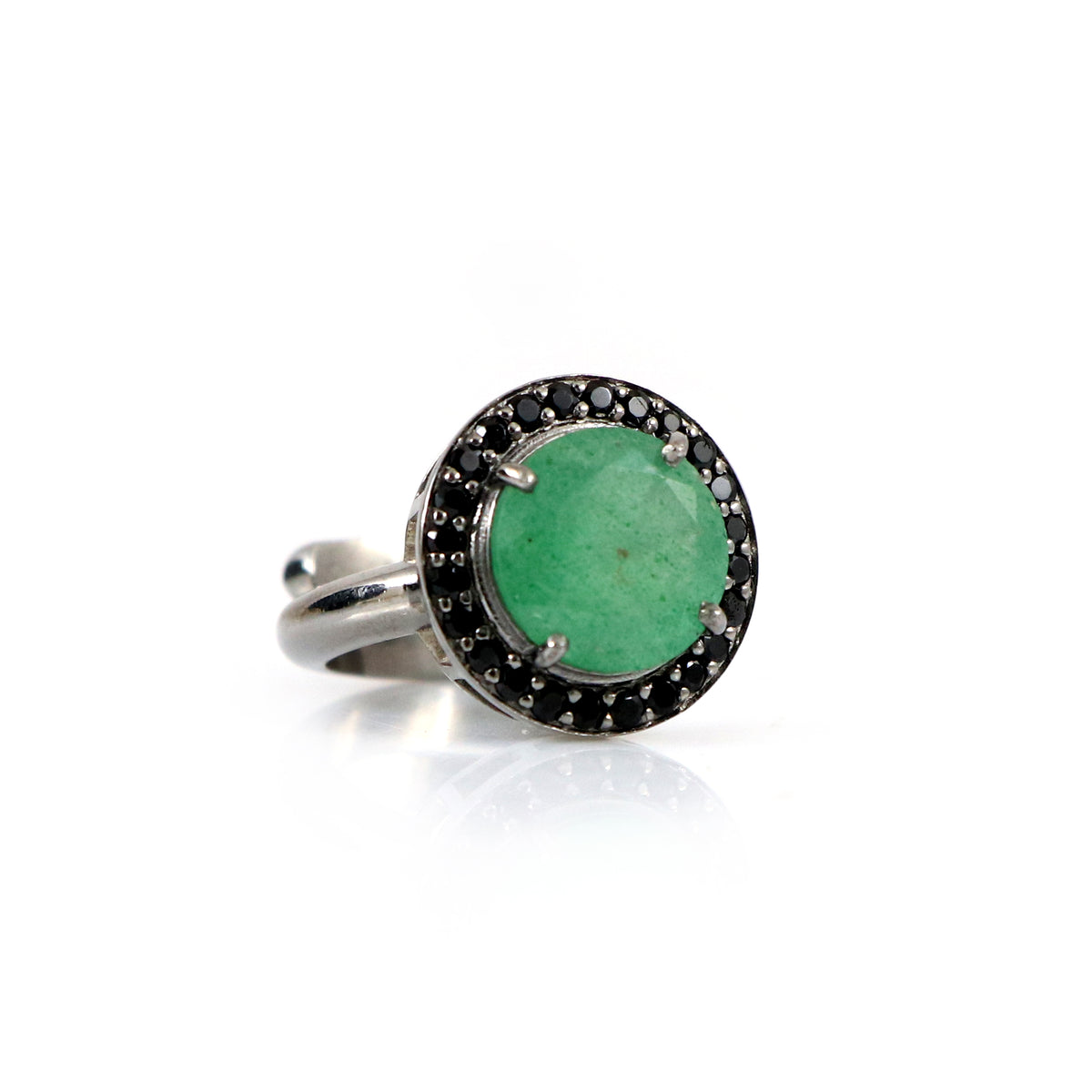 Adventurine Round Ring