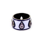 Amethyst Enamel Band