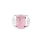 Morganite Pottery Ring