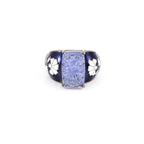Blue Pottery Ring