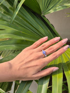 Tanzanite Stripe Ring