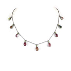 Bi-Color Drop Necklace