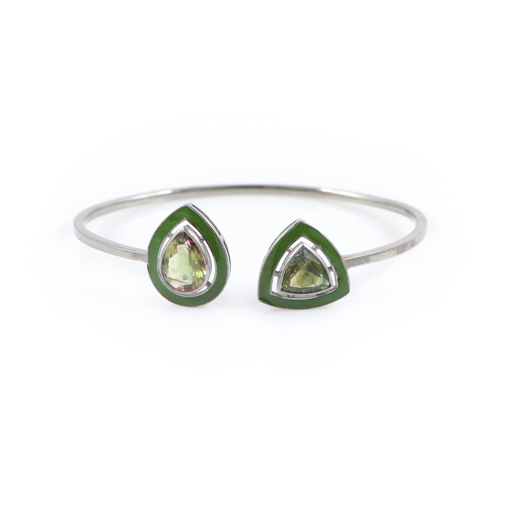Trillion Tourmaline Bracelet