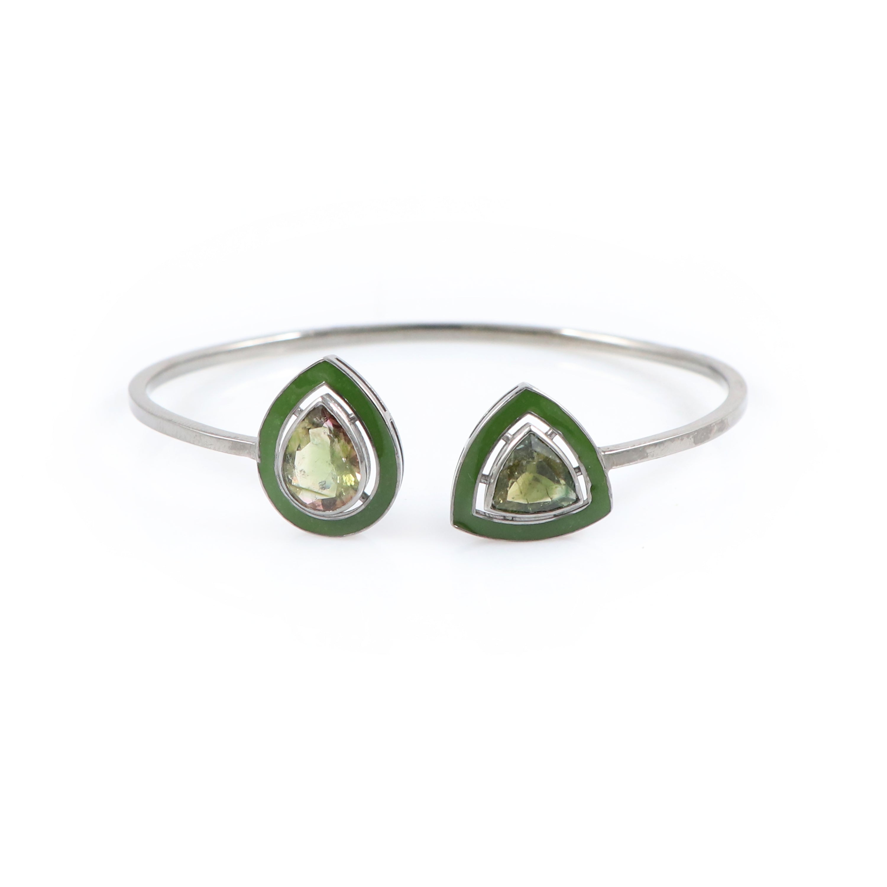 Trillion Tourmaline Bracelet