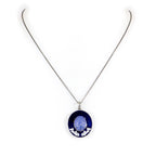 Blue Pottery Pendant