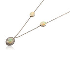 Yellow Opal Duo Necklace