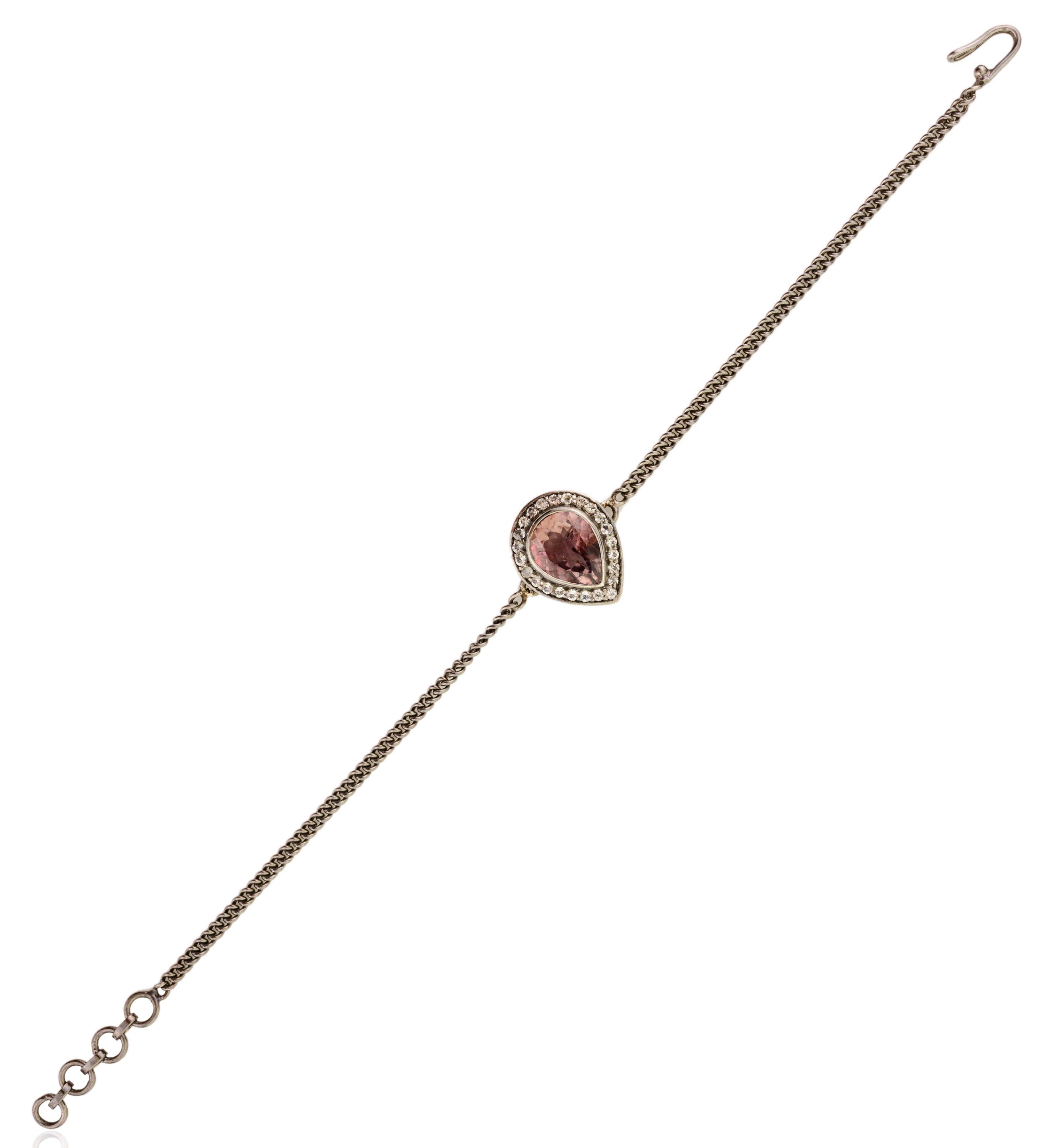 Tourmaline Pear Bracelet