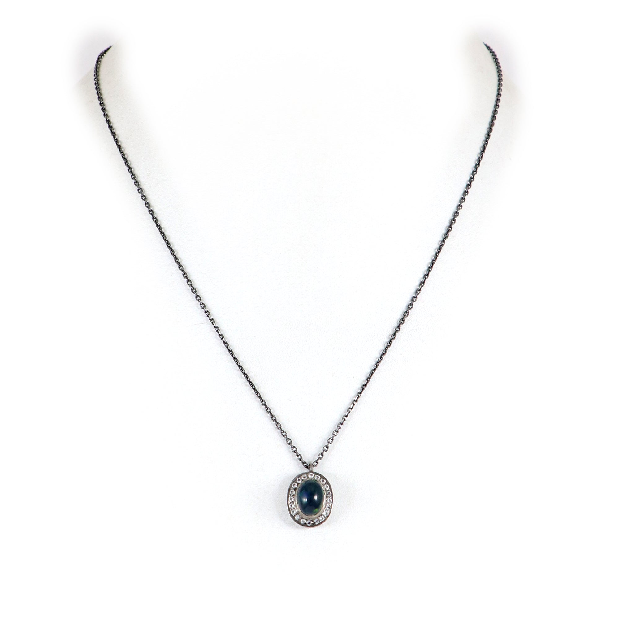 Black Opal Pendant