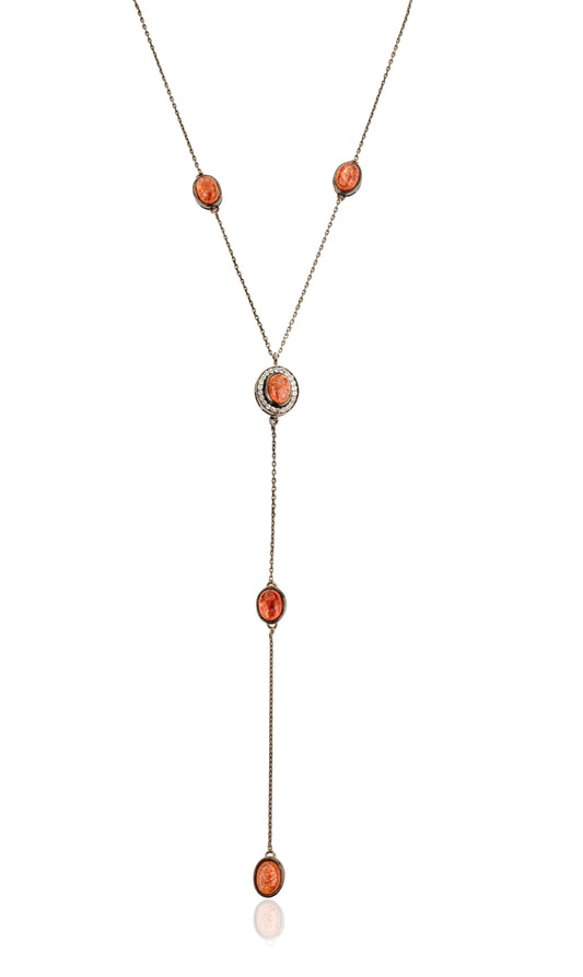 Sunstone Duo Necklace
