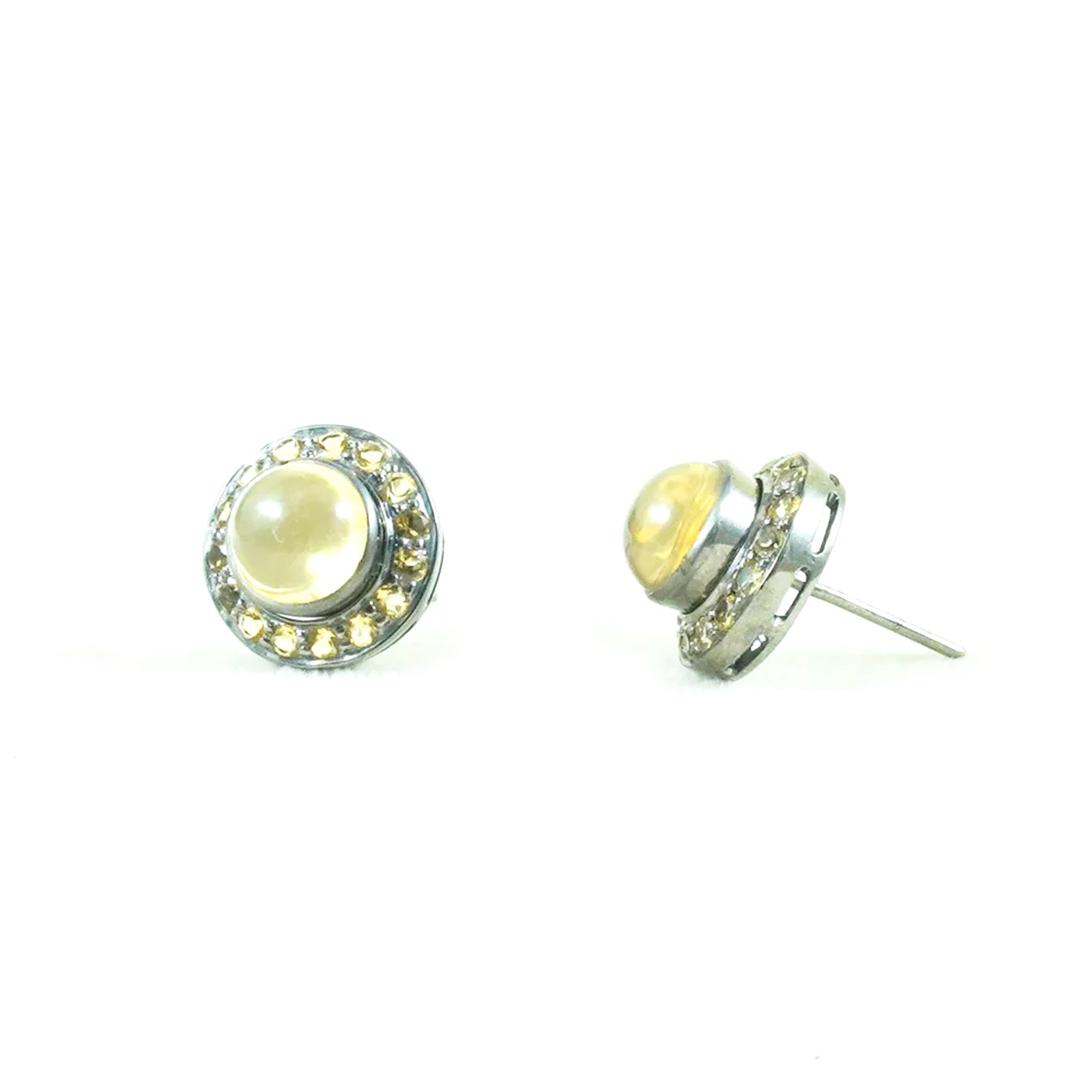 Citrine Duo Convertible Studs