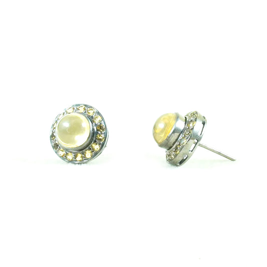 Citrine Duo Convertible Studs