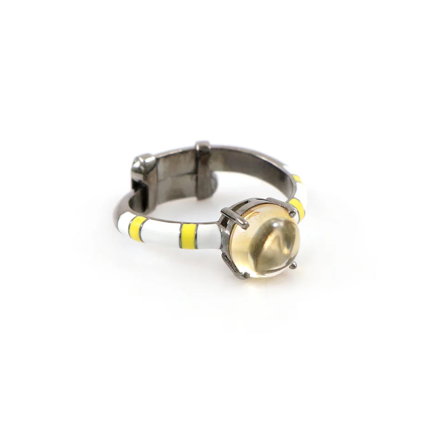 Citrine Stripe Ring