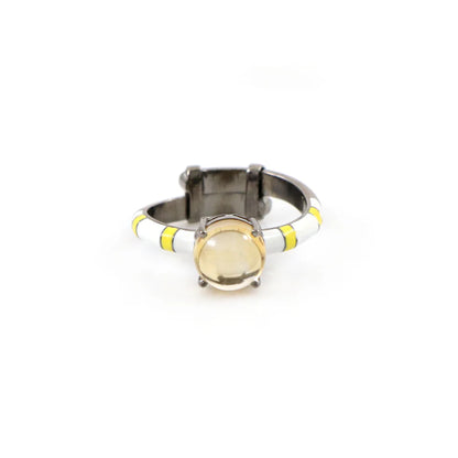 Citrine Stripe Ring