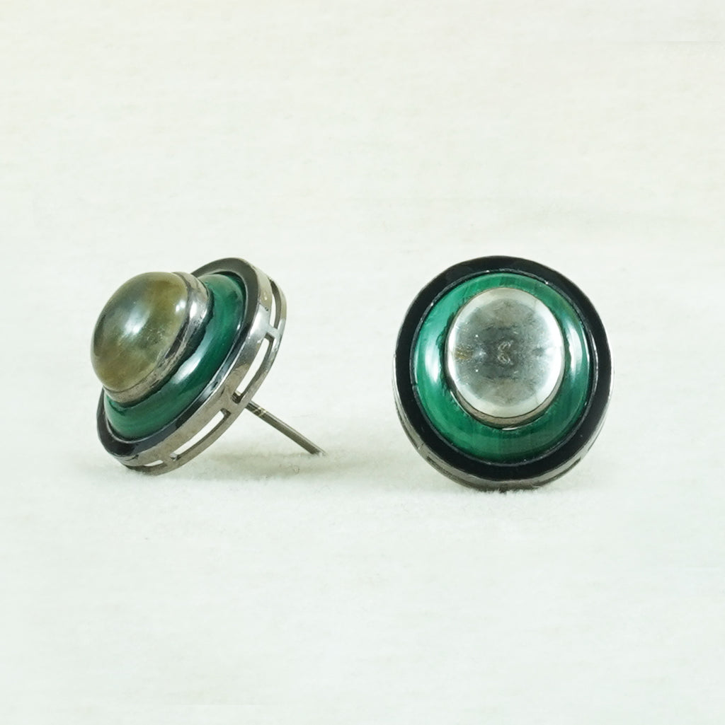 Prasiolite Duo Convertible Earrings