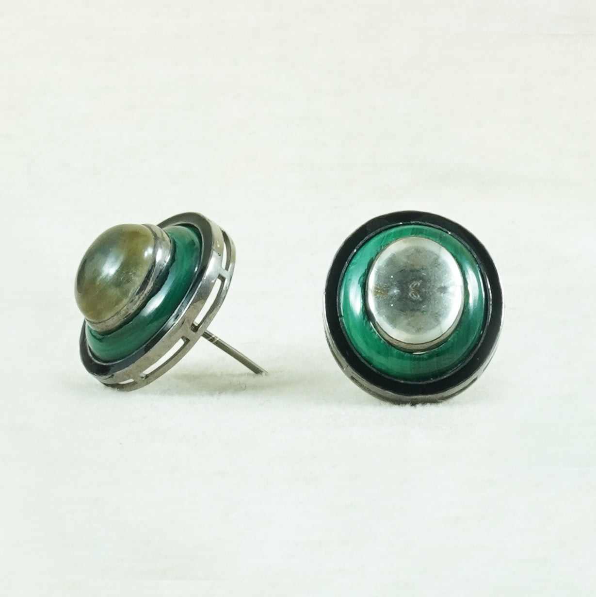 Prasiolite Duo Convertible Earrings