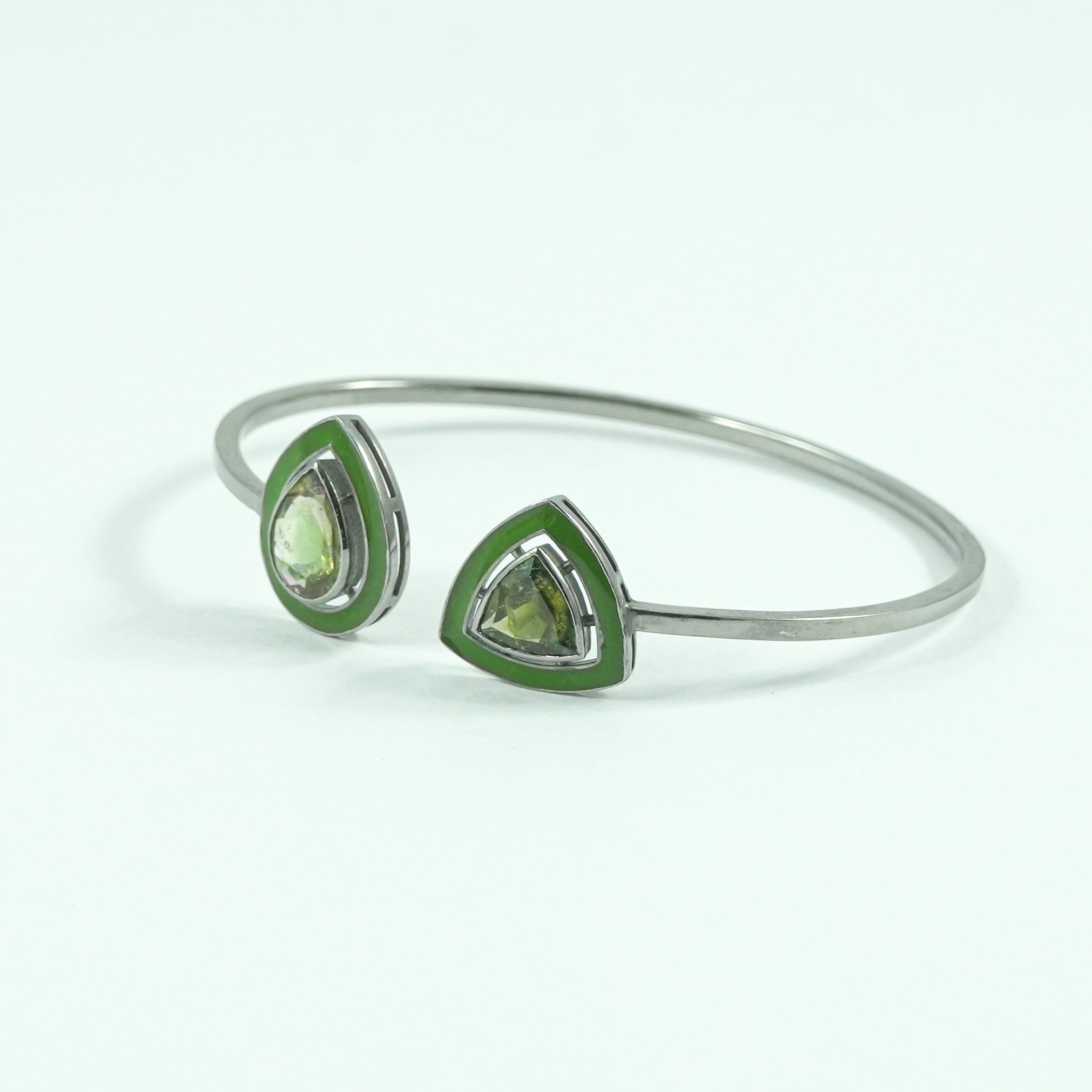 Trillion Tourmaline Bracelet