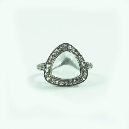 Prasiolite Ring