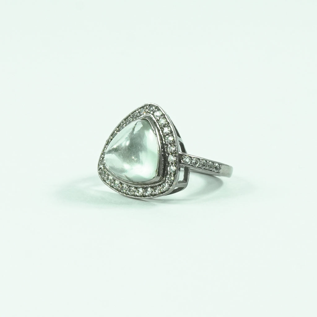Prasiolite Ring