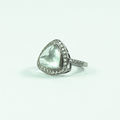 Prasiolite Ring