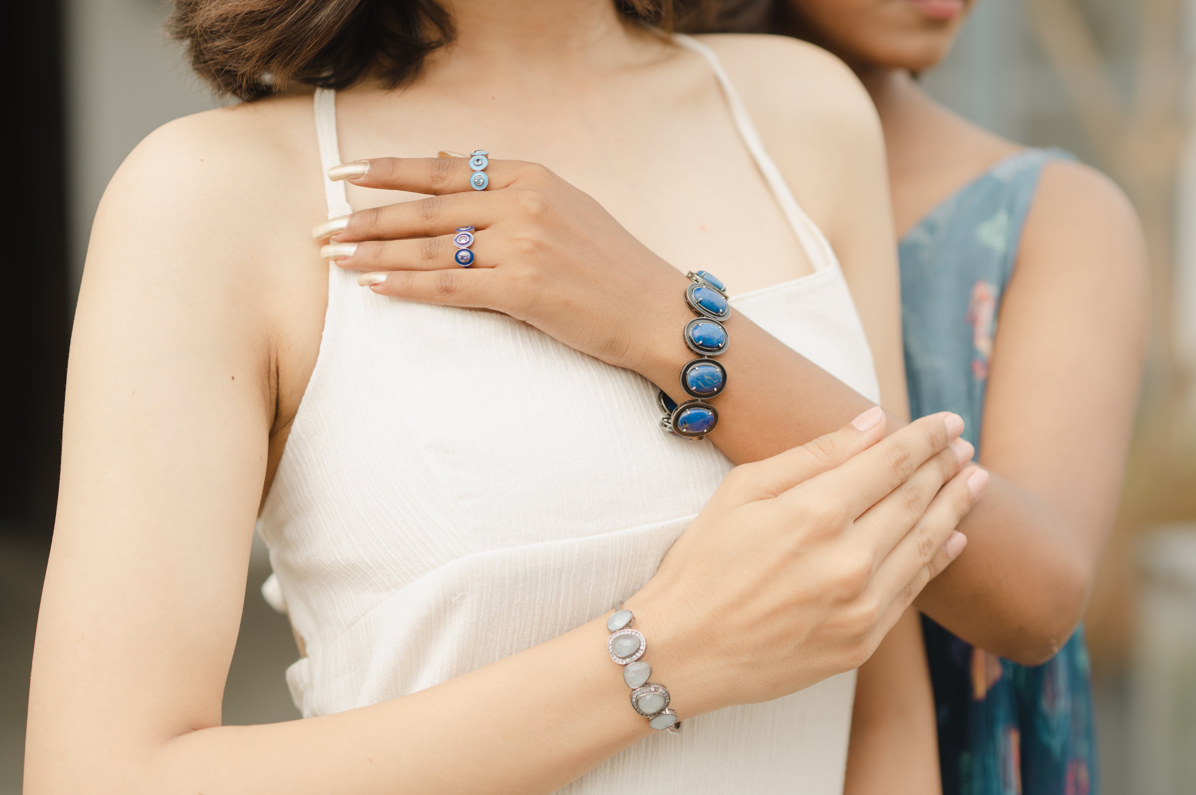Lapis Trio Convertible Jewellery