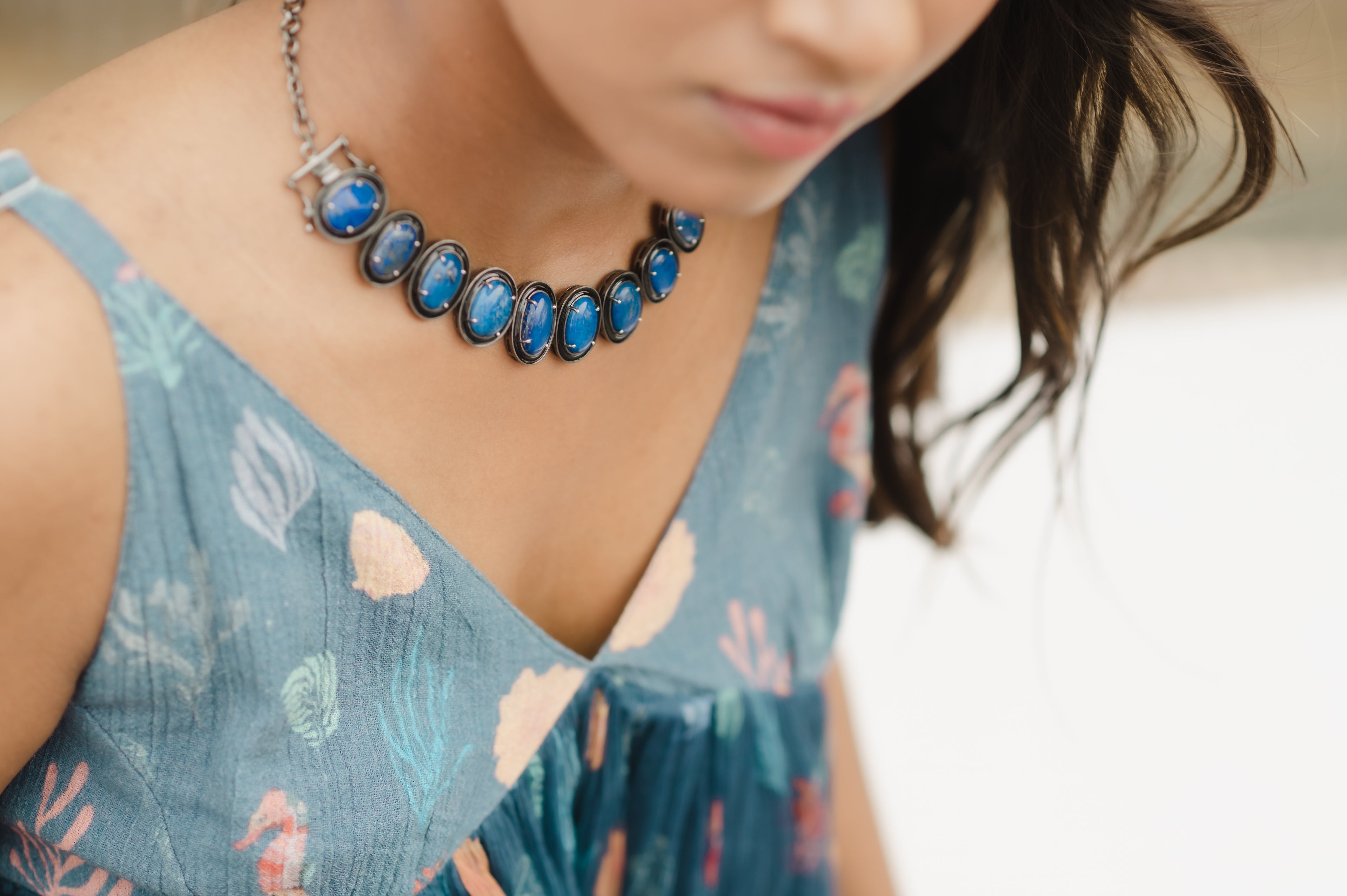 Lapis Trio Convertible Jewellery