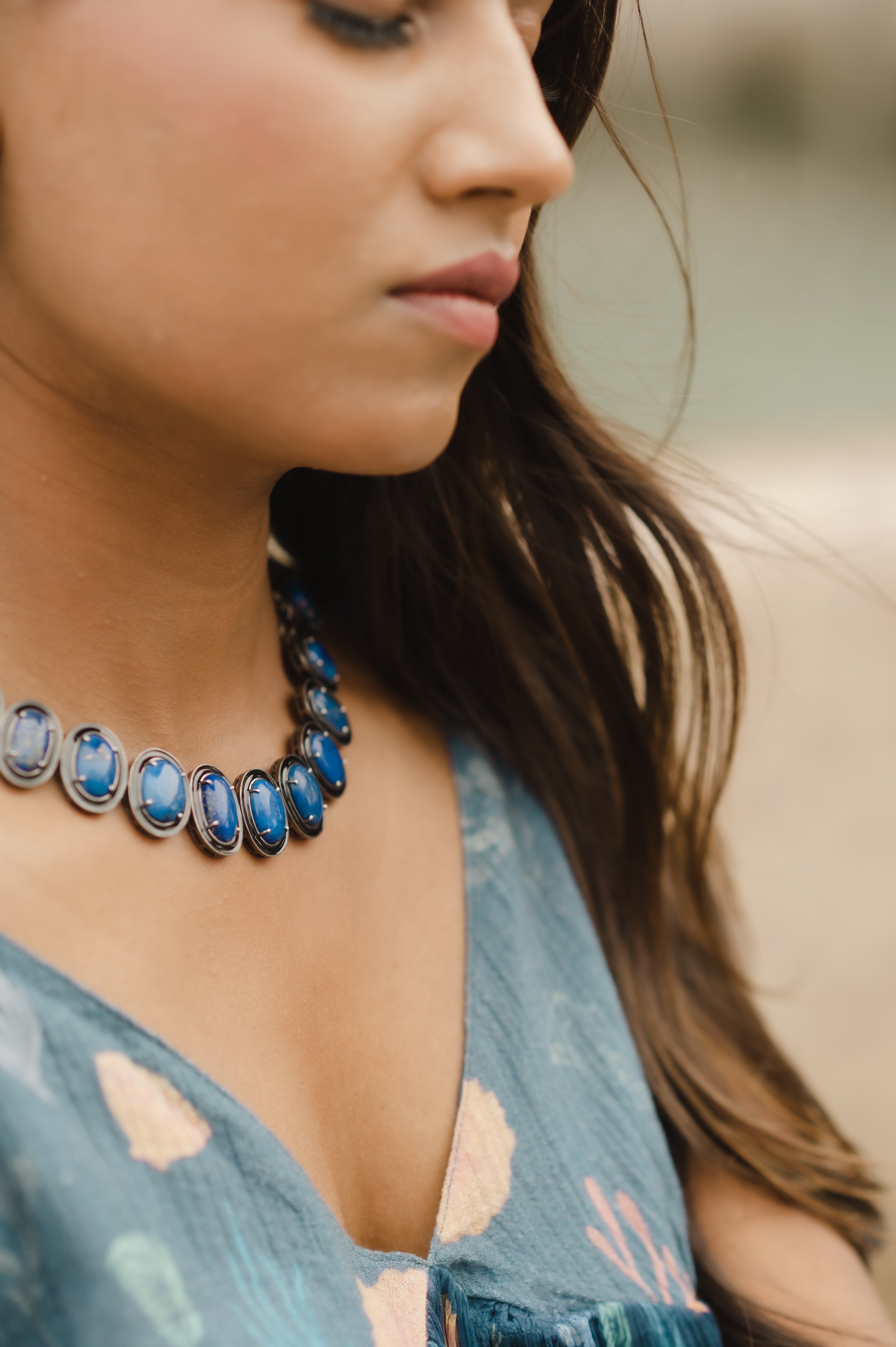 Lapis Trio Convertible Jewellery