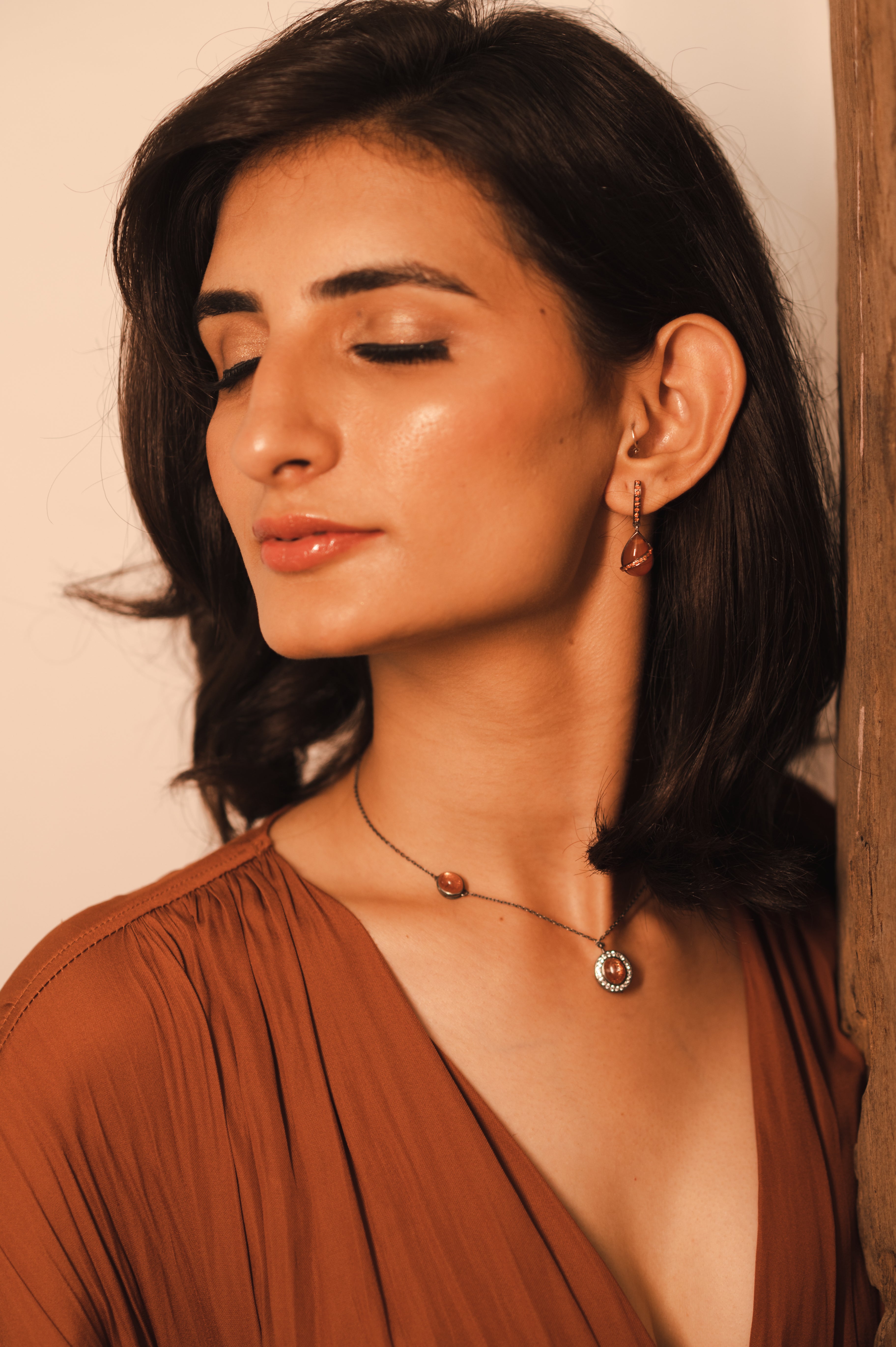 Sunstone Duo Necklace