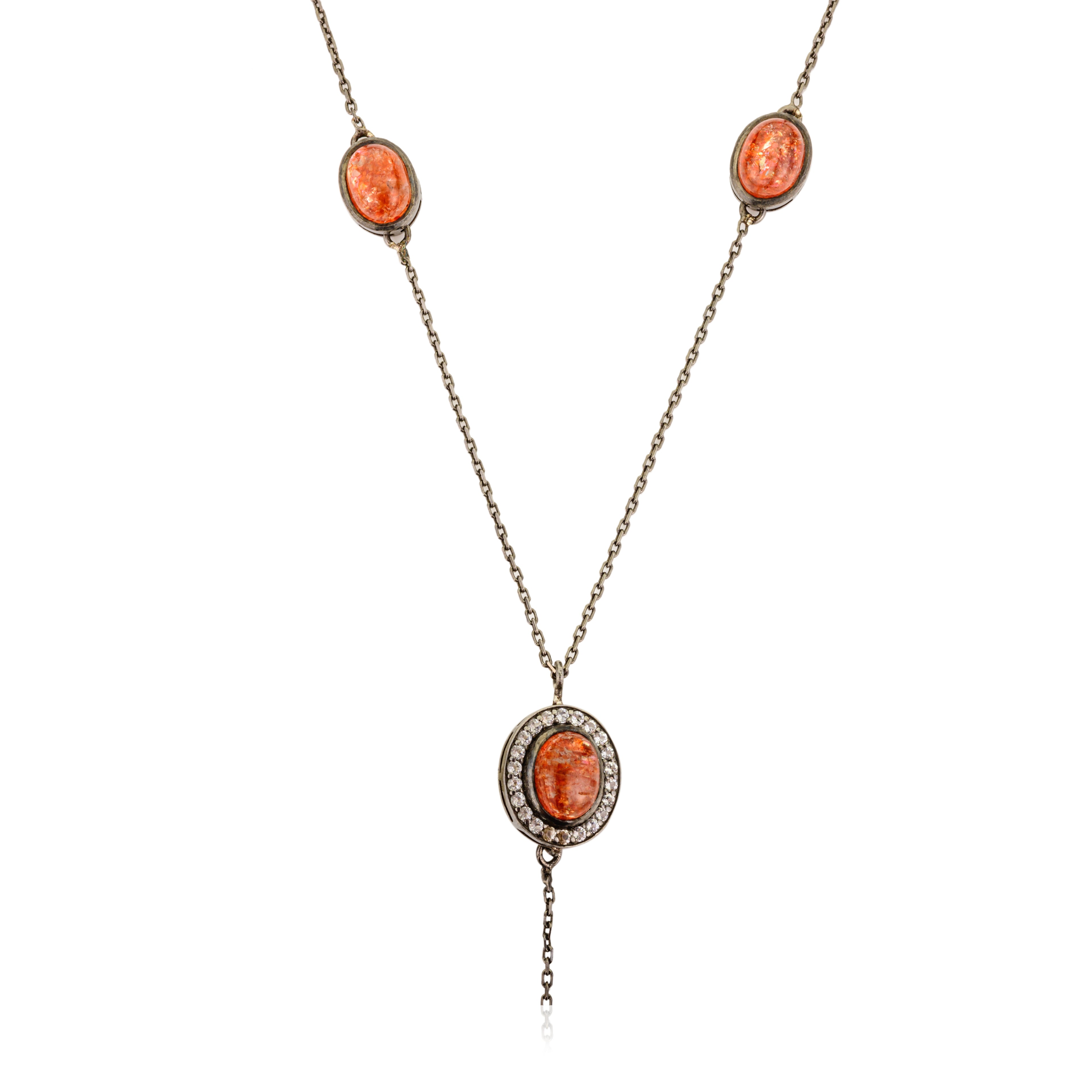 Sunstone Duo Necklace