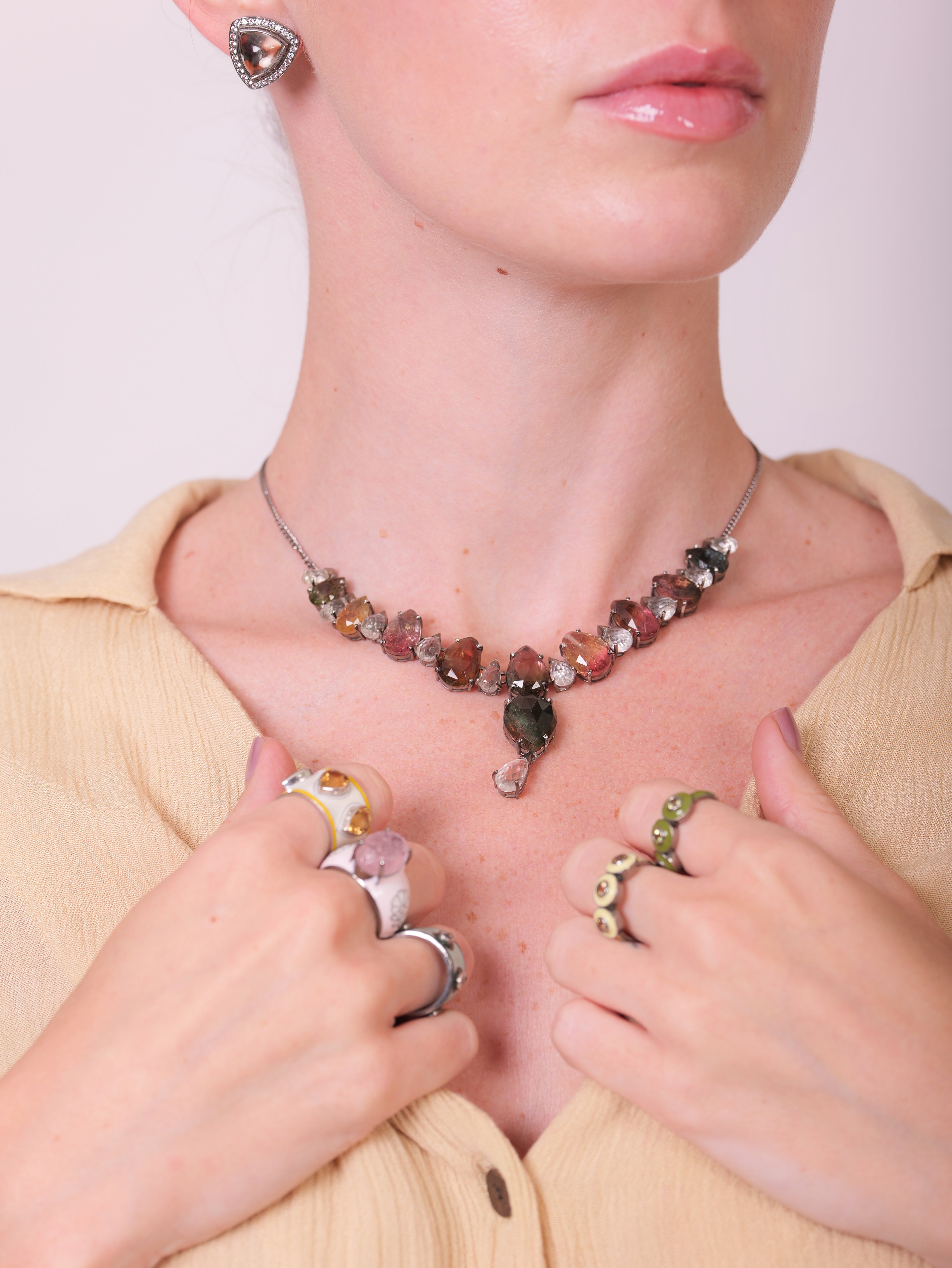 Tourmaline Quartz Necklace