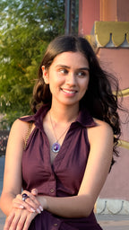 Carved Amethyst Pendant