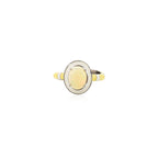 Yellow Opal Stripe Ring