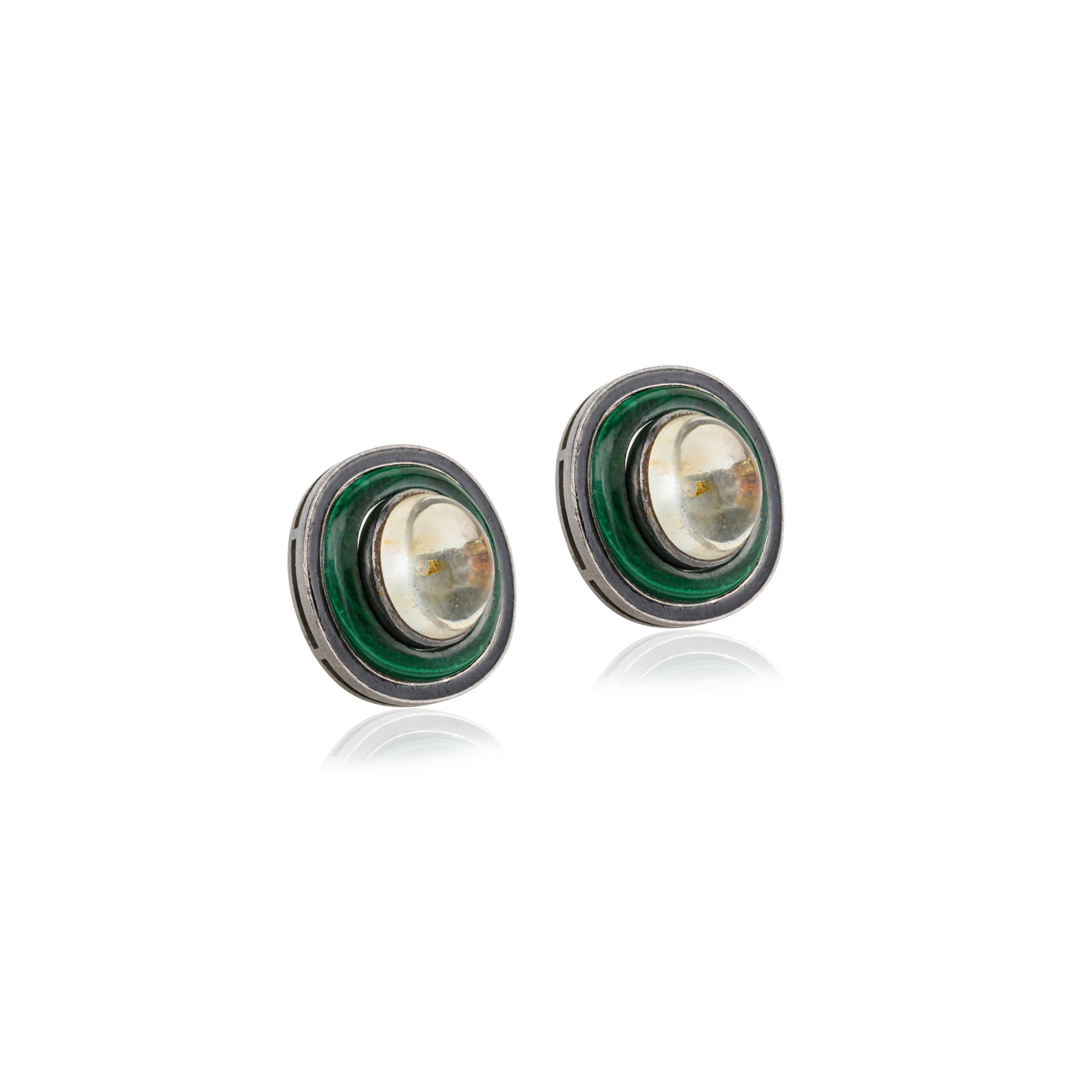 Prasiolite Duo Convertible Earrings