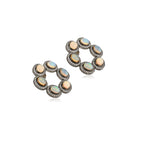 Yellow Opal Hoops