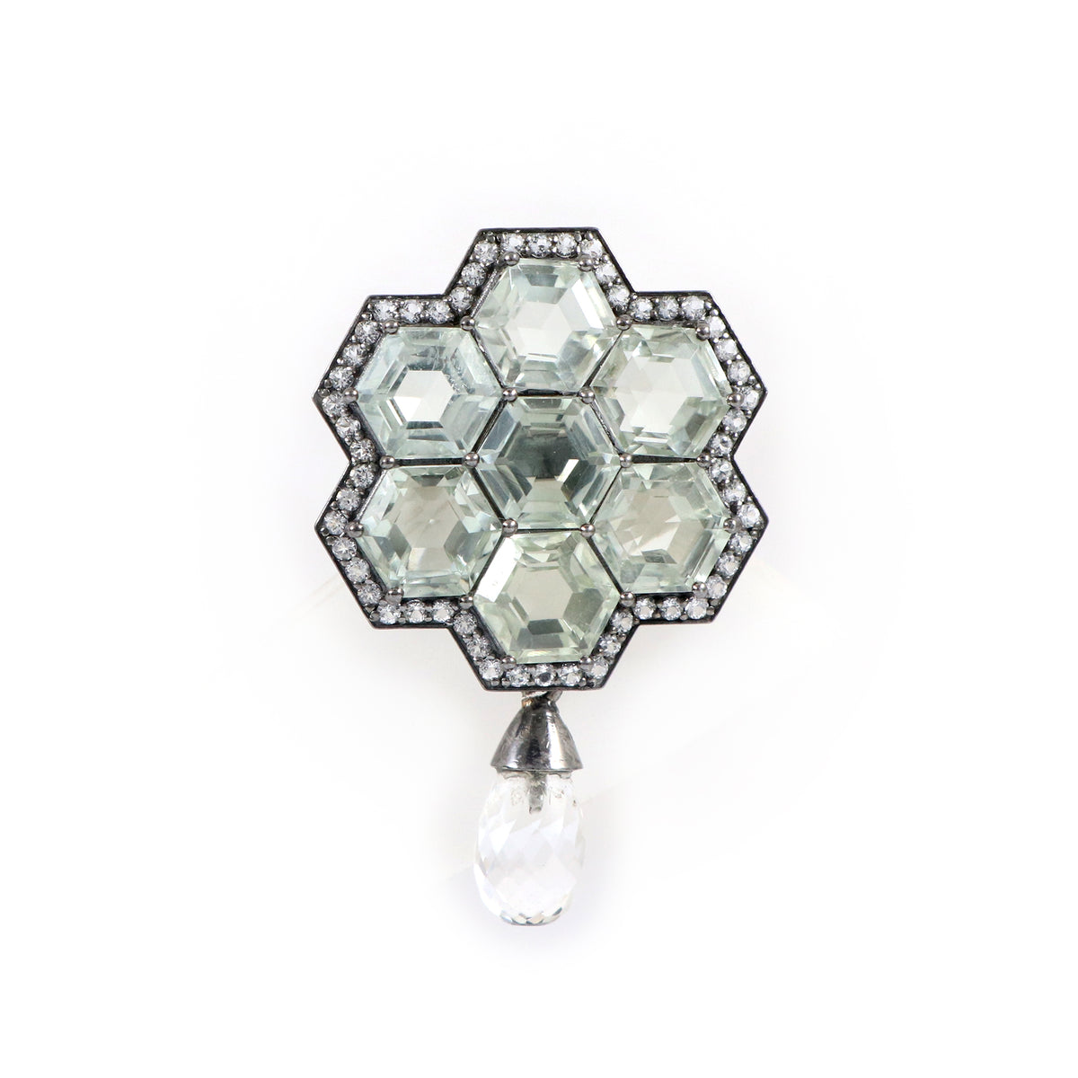 Hexagon Brooch