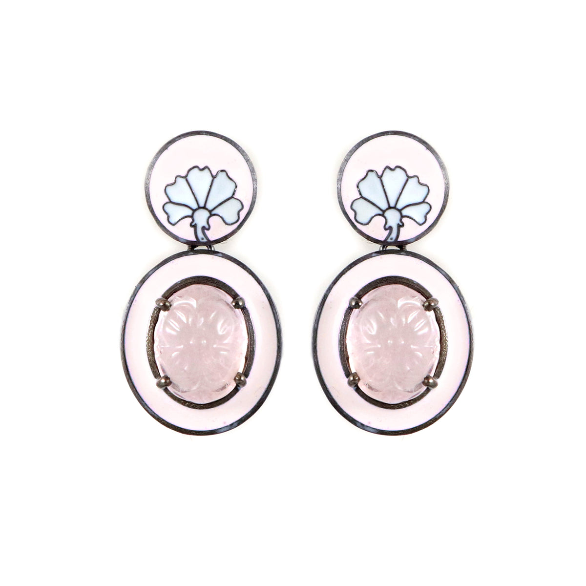 Pink Morganite Earrings