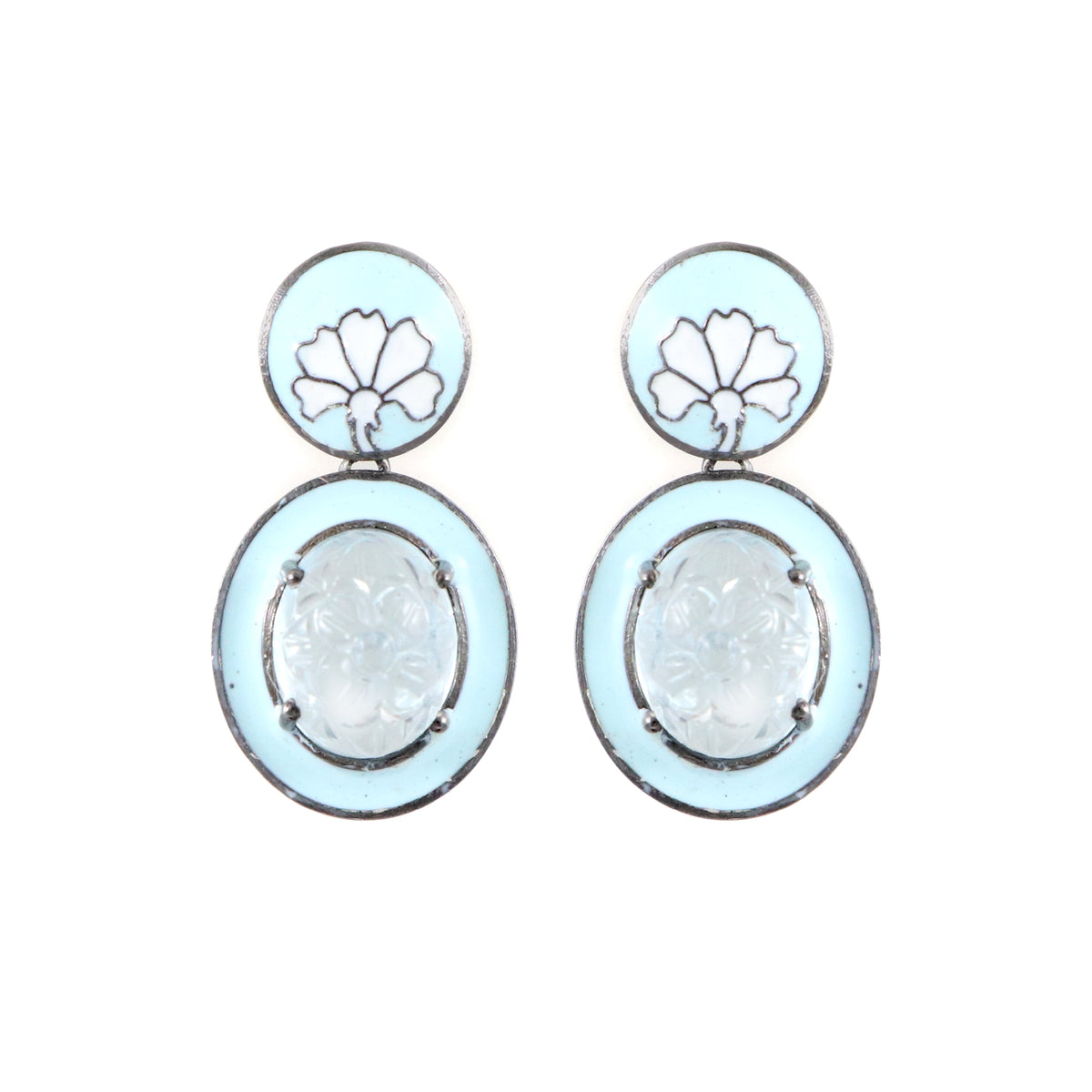 Blue Aqua Earrings