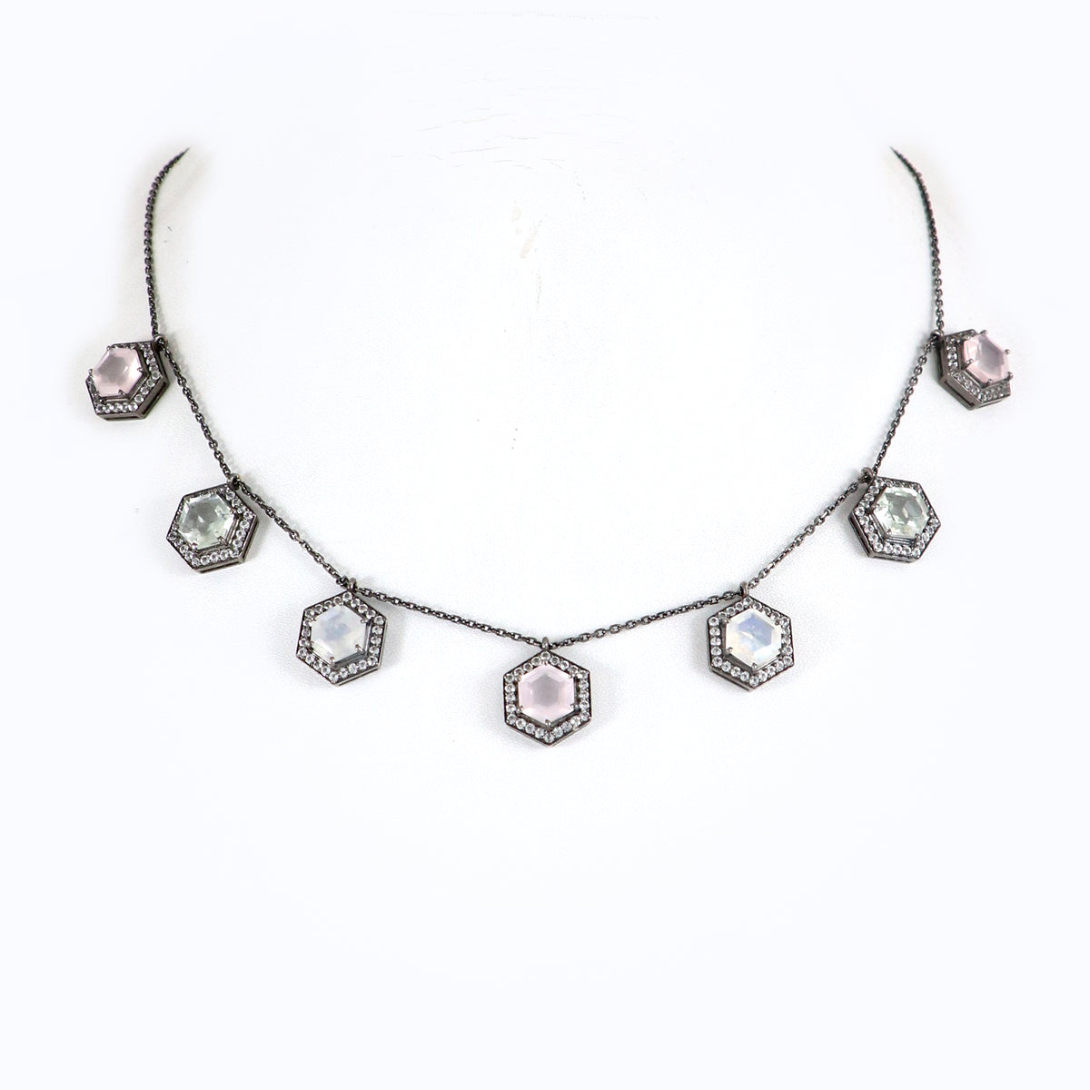 Hexagon Candy Necklace