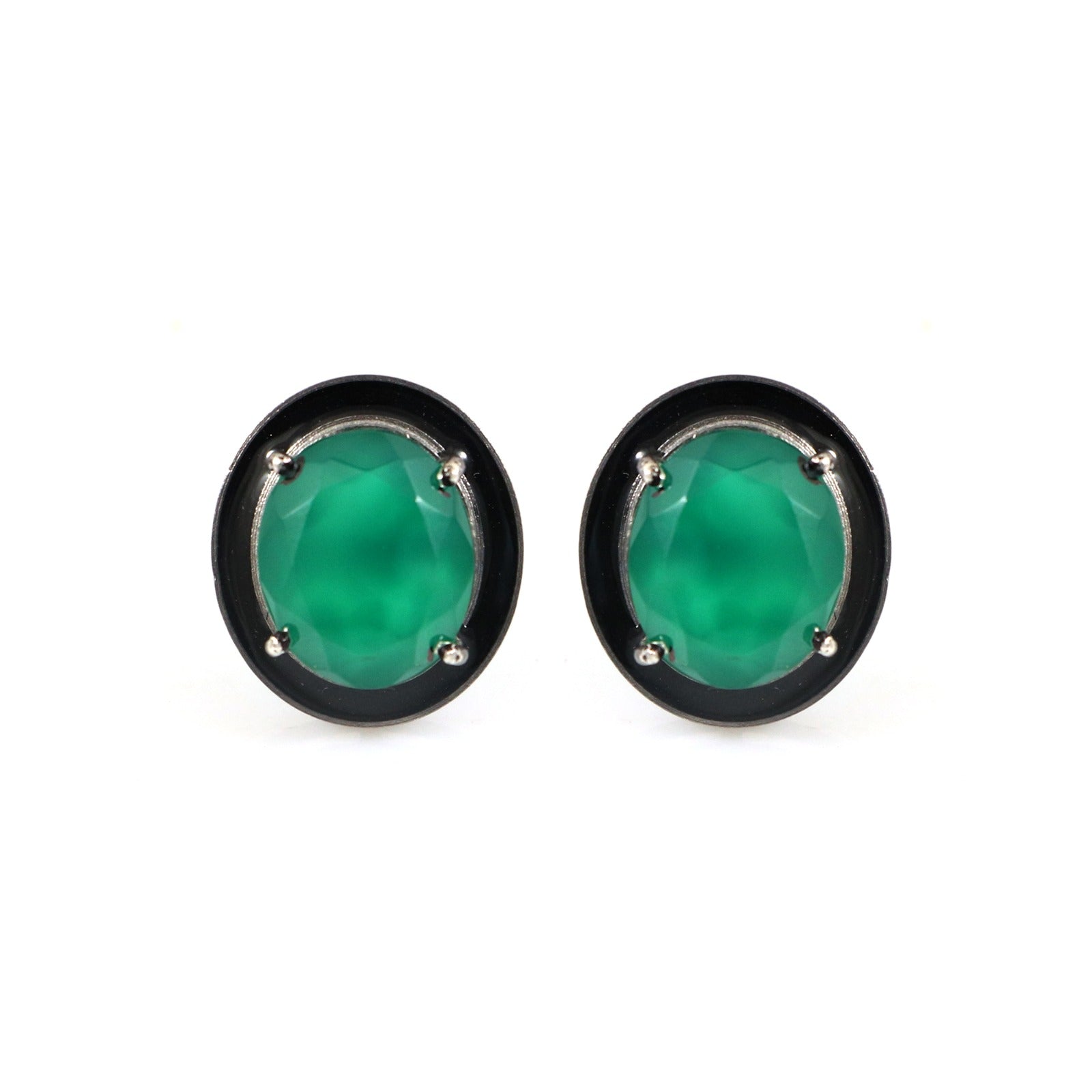 Chalcedony Black Enamel Tops