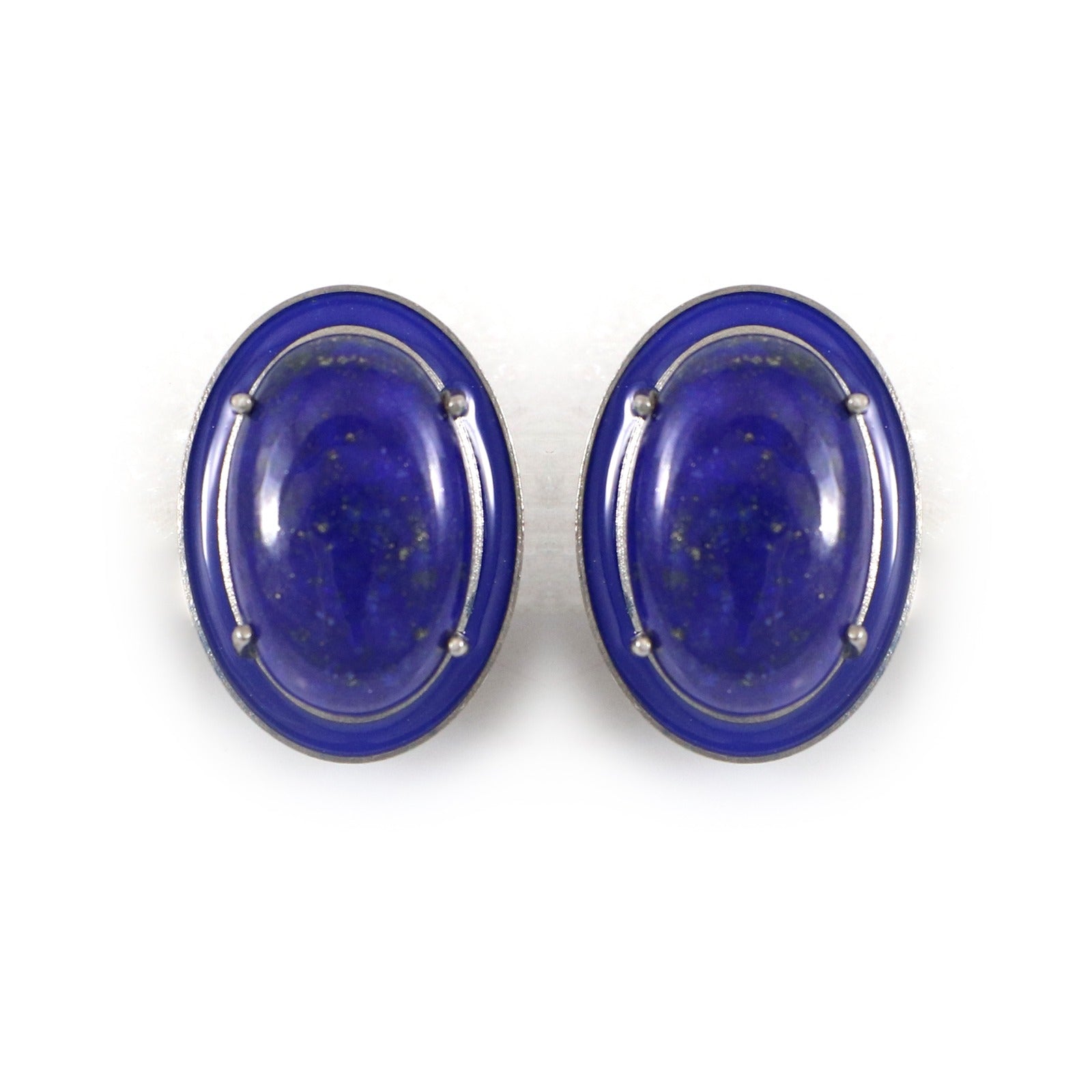Lapis Blue Enamel Tops