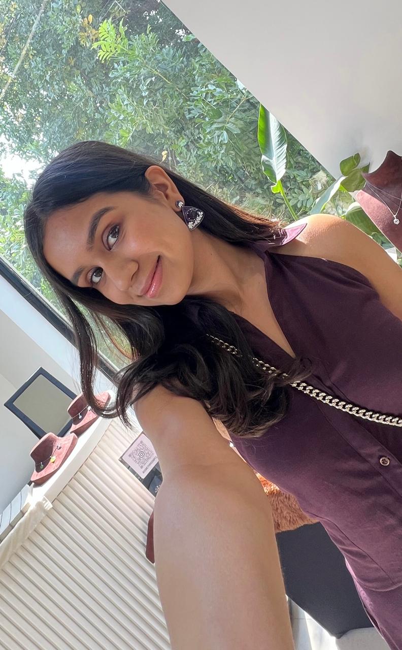 Amethyst Pottery Earrings