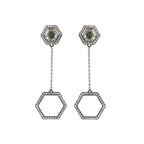 Hexagon Convertible Earrings