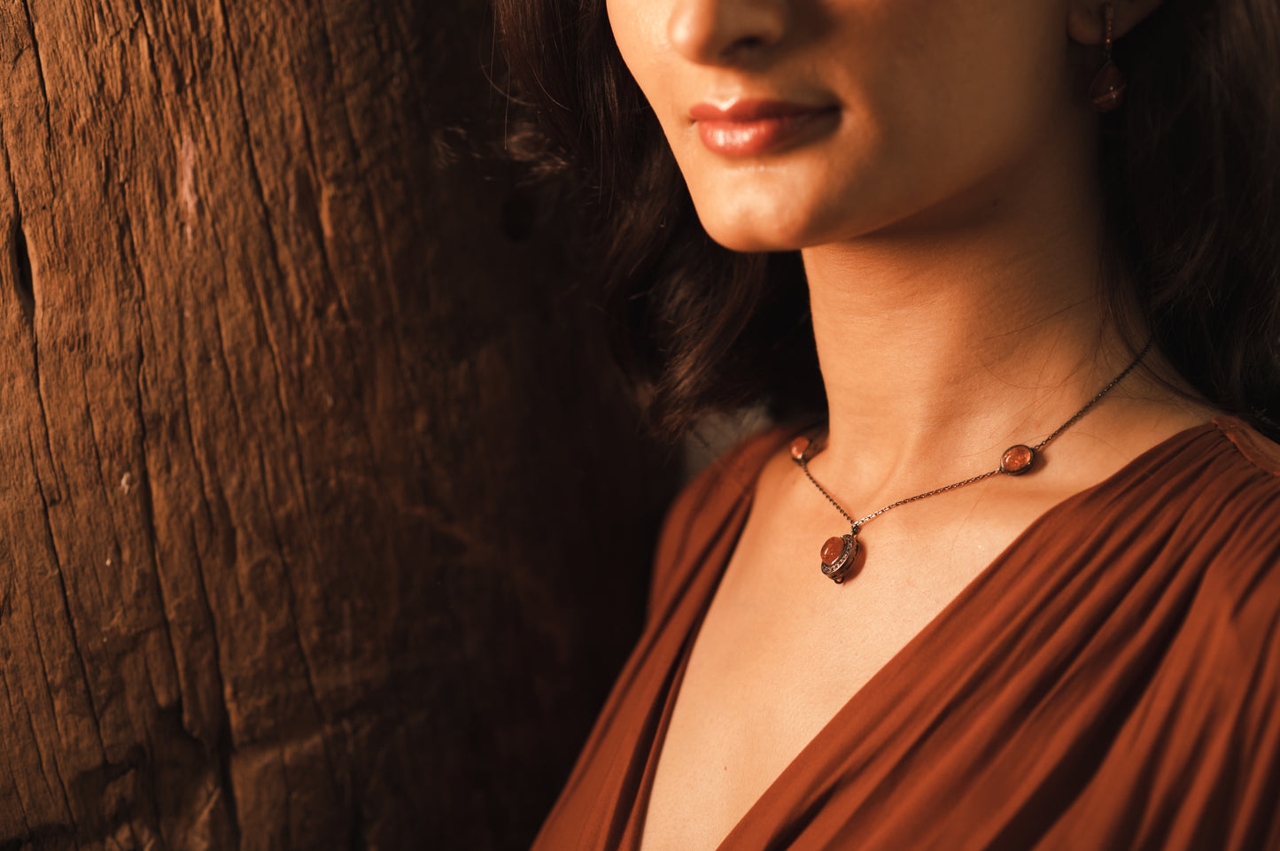 Sunstone Duo Necklace