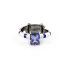 Tanzanite Stripe Ring